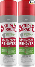 Nature's Miracle Stain & Odor Remover Foaming Aerosol For Dogs, 17.5 Oz (P-68340) (Pack of 2)
