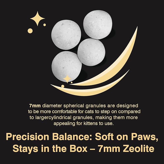 Enhanced Cat Litter Pellets 9 lbs, Long-Lasting Odor Control, Generic Litter Pellets Refills Exclusively for Dual-Layer Litter Box Systems, Zeolite, Non-climping, Not Low-Tracking
