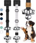 COOYOO 2 Pack Dog Doorbells, Adjustable Potty Training Dog Bells, Upgraded for Training Your Puppy The Easy Way, Premium Quality Housetraining Hanging Bell-5 Extra Large Loud 1.5 DoorBells