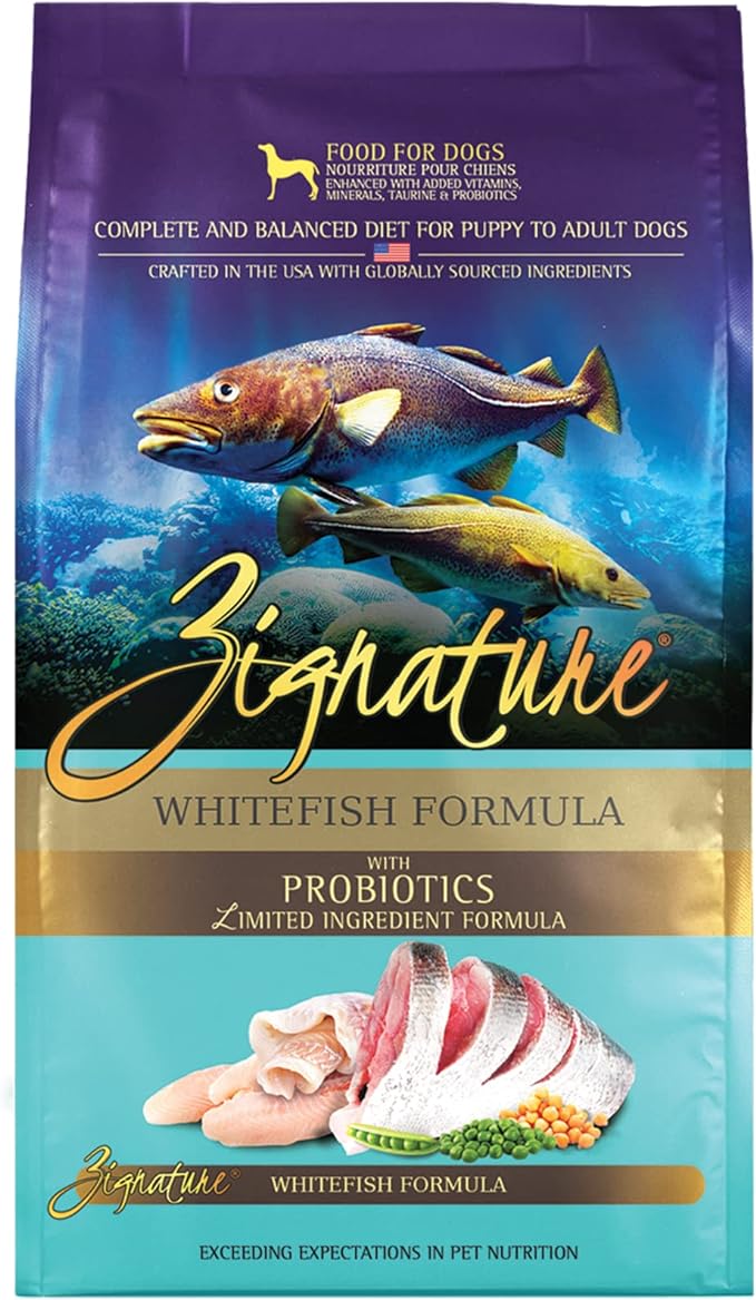 Zignature Whitefish Limited Ingredient Formula Dry Dog Food 12.5lb