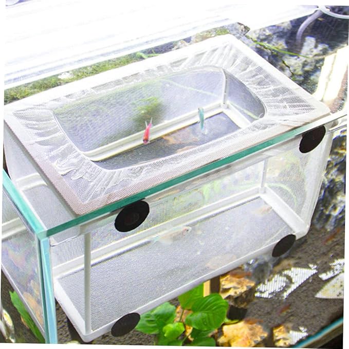 3pcs Fish Breeding Incubator with Suction Cups Tropical Fish Breeding Tanks for Fry and Eco-Friendly Design Observation Increases Survival Rate
