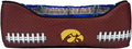 NCAA Iowa Hawkeyes Stadium Dog Bed, Pet Pillow Bed for Dogs, Sporty Football Dog Bed and Lounge Cushion