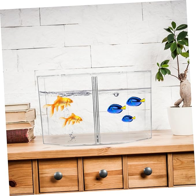 BESPORTBLE Fish Breeding Box Isolation Tank Double-Grid Design Prevents Juvenile Fish Easy to Clean Safe Material for