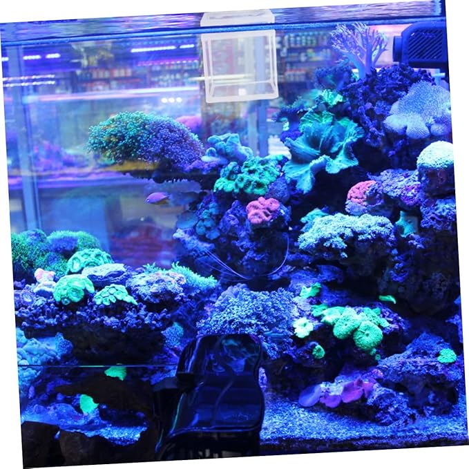 POPETPOP 2pcs Water Separation Net Plastic and Cloth Materials Detail Fish Breeding Tank Home Tank Box