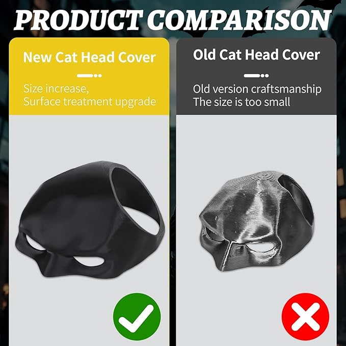 Cat Mask Cosplay,CatBat Mask,Cat Bat Hat,Cats Masks, Funny Cats Costumes Accessories,The Best Gift for a Cats(Large)