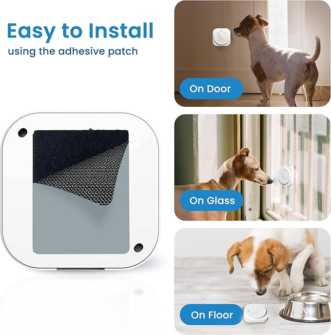 Dog Door Bell to Go Outside, Wireless Doggie Training Doorbell with 1000ft Range, IP65 Waterproof Touch Button, CD Quality Sound & 4 Notification Modes