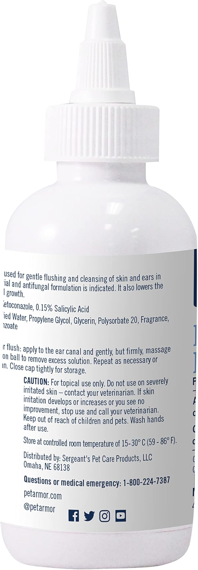 PetArmor Ear Rinse for Dogs & Cats, 4 oz