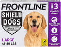 FRONTLINE Shield Flea & Tick Treatment for Large Dogs 41-80 lbs. Count of 3