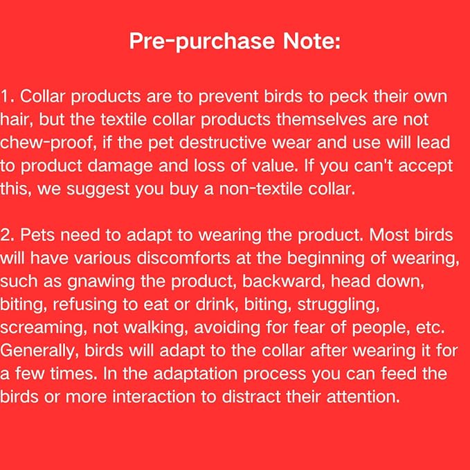 Bird Collar Anti Bite Elizabethan Recovery Cone, Neck Protector for Feather Plucking, Neckwear Full Body Shield for Parakeet - Color Randomly (Necked Parakeet)