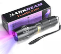 DARKBEAM UV 365nm and 395nm Light Wood's lamp Blacklight Ultraviolet Flashlight LED Portable Mini Handheld Torch, Detector for Dog Urine Pet Stains Anti-counterfeiting Identification, Resin Curing