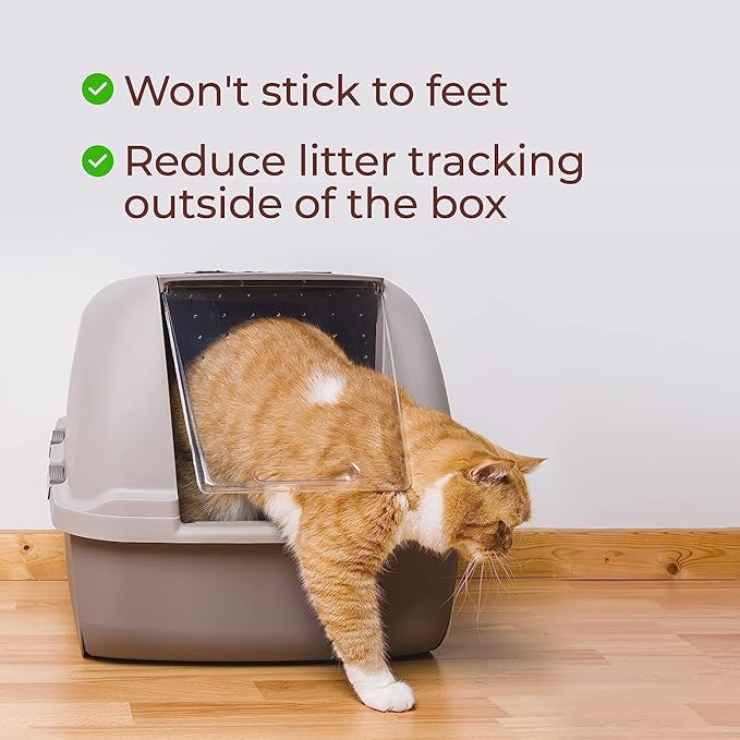 Genius Litter Health Monitoring Cat Litter, Featured on Shark Tank, Lightweight Crystal Silica Gel, Non Clumping, Dust Free, Low Tracking, Odor Control for Indoor Cats and Kittens, 6 lb Bag