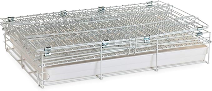 Large Durable Metal Travel or Veterinary Easy Collapsable Parrot Bird Carrier Beaks Proof Carrier Cage Easy Clean Pull Out Tray Stainless Steel Feeder Bowls Natural Wooden Perch