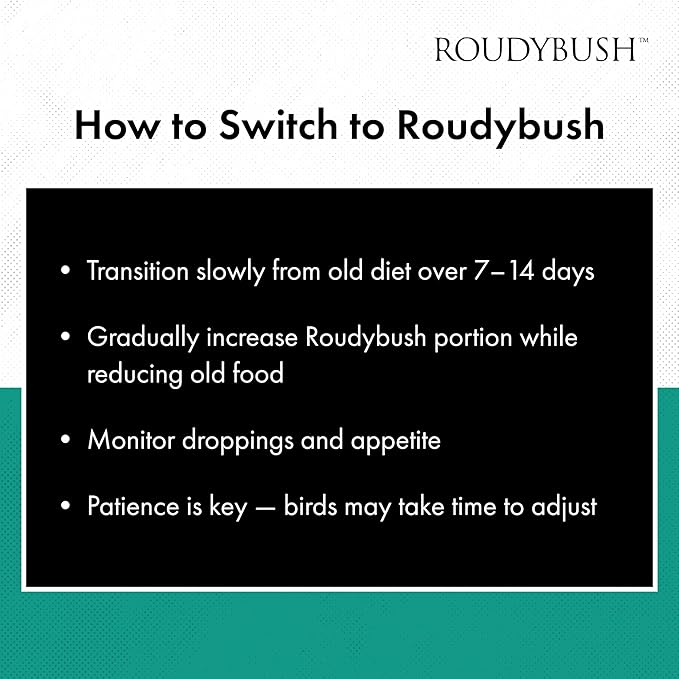 RoudyBush California Blend Pellets for Birds - Scientifically Formulated Bird Feed - Bird Food Pellets w/Dried Fruits, Vegetables & More - Nutritious & Healthy Feed for Birds (Mini, 44oz)