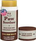 Natural Dog Company Paw Soother Balm & Wax - Dog Paw Balm & Moisturizer for Dry, Cracked Paw Pads, Helps Moisturize & Condition Winter-Worn Paws, Coconut Oil & Calendula, Daily Paw Care, 2 oz Stick