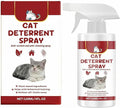 Cat Deterrent Spray, Indoor & Outdoor Pet Training Aid, Cat Scratch & Urine Marking Deterrent for Furniture Protection, Plant-Based Safe Formula for All Cat Ages (4 Fl Oz/120ml)