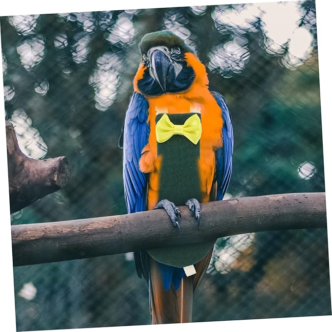MERRYHAPY Bird Diaper Parrot Nappy Flight Suit for Parrots Bird Suit Diaper Cotton Cloth