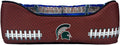 NCAA Michigan State Spartans Stadium Dog Bed, Pet Pillow Bed for Dogs, Sporty Football Dog Bed and Lounge Cushion