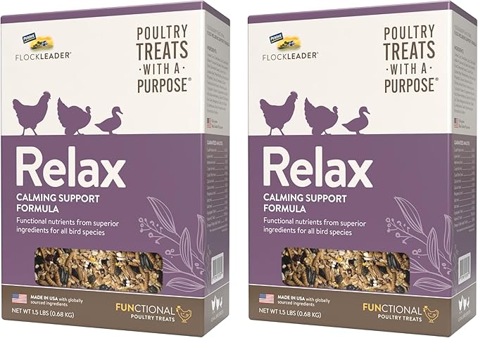 Relax, Functional Poultry Treats for Calming Support, 1.5 lb (Pack of 2)
