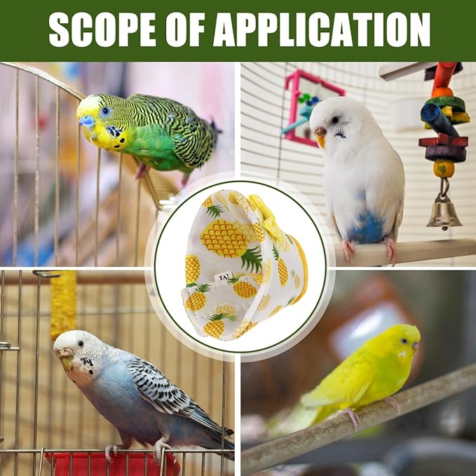 SUPVOX Parrot Collar Anti-Biting Bird Cone Collar for Plucking Protection Lightweight Comfortable Recovery Ring 6.69X3.54In