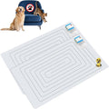 Scat Shock Mat for Dogs and Cats Indoor, Pet Shock Mats for Training Pets, Electric Repellent Mat Keeps Dogs and Cats off Counter, Couch and Sofa, 3 Training Modes (22"x 14" Two Pieces with Tester)