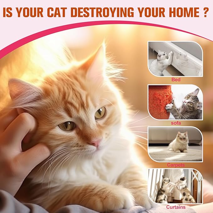 Natural Cat Repellent Spray 2PCS- Protect Indoor and Outdoor Furniture and Plants - Prevent Scratching and Marking, Suitable for Cats