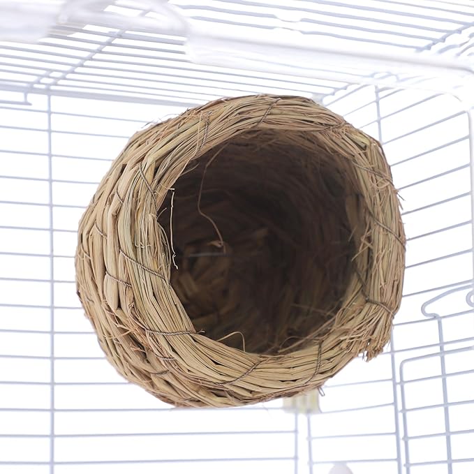 24.8 inch Flight Bird Cage Portable Bird Carrier Travel Bird Cage for Conure Sun Parakeet Green Cheek Conure Lovebird Budgie Finch Canary Travel Birdcage with Handle and Perches