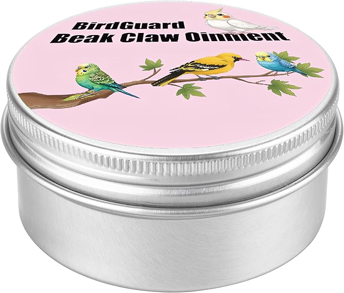 Bird Beak Oil & Feet Ointment for Parrots – Beak Moisturizer, Dry Skin Relief & Claw Repair for Budgies, Cockatiels & Small Birds (Starter Size Edition)