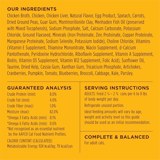 Instinct Flaked Entrée Wet Canned Cat Food - Chicken, 3 Ounce (Pack of 24)
