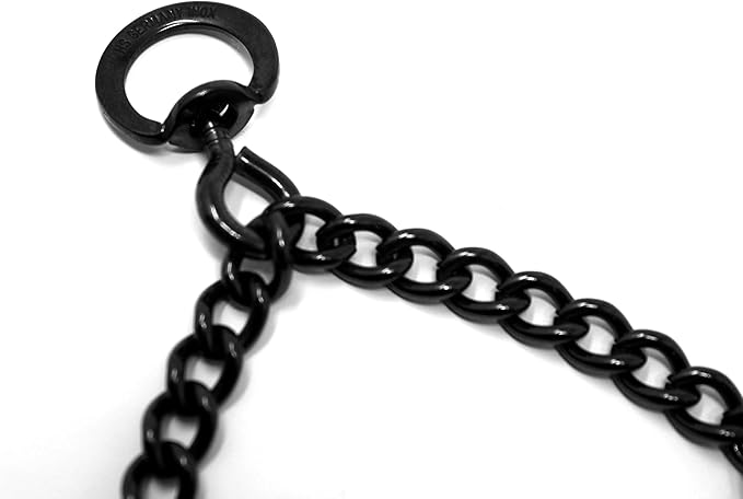 Herm Sprenger Black Stainless Steel Prong Dog Training Collar with Swivel Ultra-Plus Pet Pinch Collar No-Pull Collar for Dogs Anti Pull Training Collar Made in Germany 2.25mm x 16in