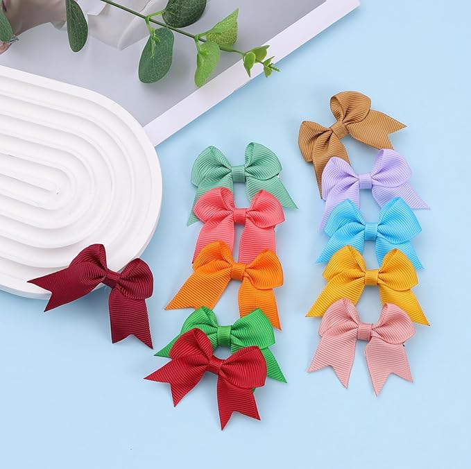 60PCS Small Dog Bows with Clips,Small Handmade Hair Accessories Bow Pet Puppy for Doggies Cat Kitten Rabbit Grooming Accessories (Green Style C-60pcs)