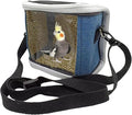 Bird Carrier Cage - Portable Outdoor Bag, Lovebirds Travel Case, Vet Visit Transport, Short Trip Holder | Breathable Portable Bird Carrier Cage with Secure Zipper Design for Macaw Budgies Walking