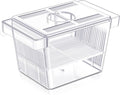 Wenqik Fish Breeder Box for Aquarium Fish Acclimation, Breeding, Hatchery Incubator Isolation Box for Shrimp Betta Guppy Cicilids Eggs(Small)