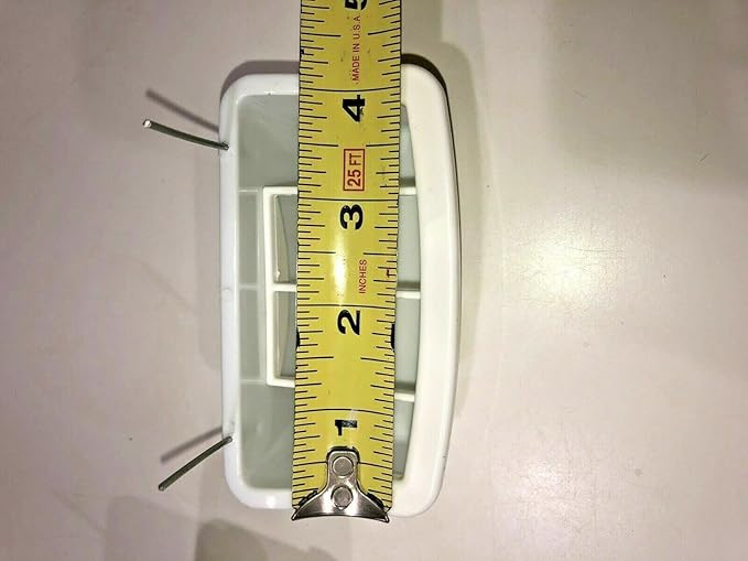 2 Bird Cage Aviary Universal Hanging Ccups Seed Food Feeders with Spill Proof Dividers Wire Hangers 4 oz Each