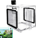 Aquarium Nursery Cage, Water Tank Breeding Container, Fish Separation Tray, Hatchery Incubator Accessory, Shrimp and Guppy Grow Box, Saltwater Isolation Basket for Small Fish and Crustaceans