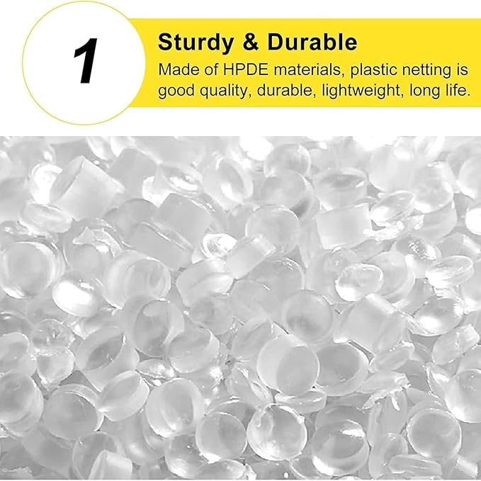Cat Safety Net, Cat Balcony Nets, Pet Anti-fall Protection Netting Indoor Cat Window Guard, Polyethylene Plastic Fencing, Pet Safety Mesh Guard for Windows (Color : Mesh 1.2cm, Size : 0.5m x 4m)