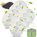 8 Packs Cat Water Fountain Replacement Filters - Specific Fit for W01 Pet Fountain, 3.5L/118oz Capacity with Multi-Stage Filtration (Individually Sealed)