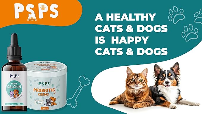 Probiotics for Dogs & Cats - Dog Probiotic Chews for Gut Health, Digestive Support, Reduces Diarrhea&Gas, Seassonal Allergies, Bad Breath & Boosts Immunity - 120 Soft Chews