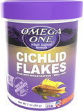 Omega One Cichlid Flakes, 1 oz