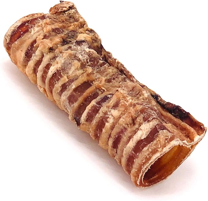 ValueBull Beef Trachea, Premium 5-6 Inch, 25 Count Bulk Pack - Natural Angus Dog Chews with Glucosamine, Chondroitin & Amino Acids