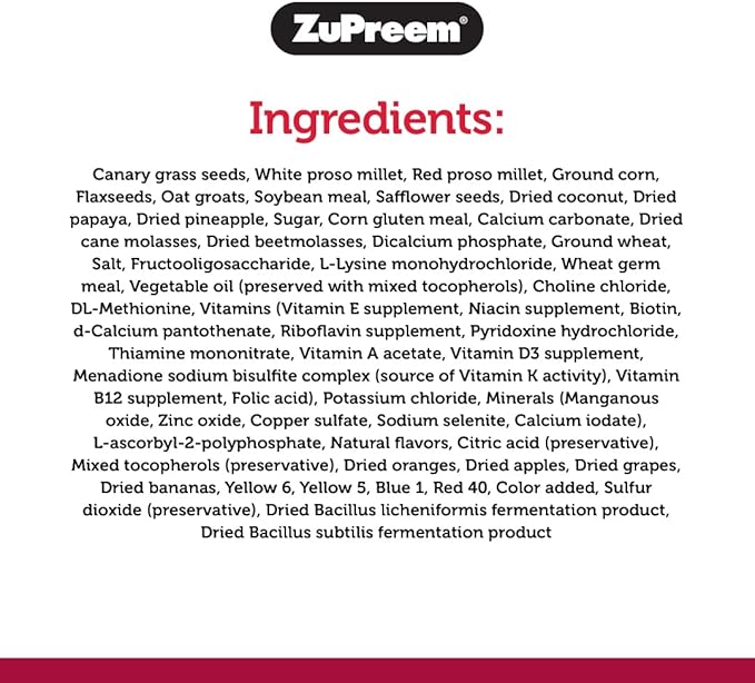 ZuPreem Smart Selects Everyday Feeding Bird Food for Very Small Birds, 2 lb bag | Made in USA for Canaries, Finches