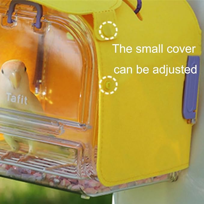 Security Pet Satchels Large Capacity Slings Ventilated Travel Carriers for Outdoor Bird Excursions Outdoor Bird Carriers