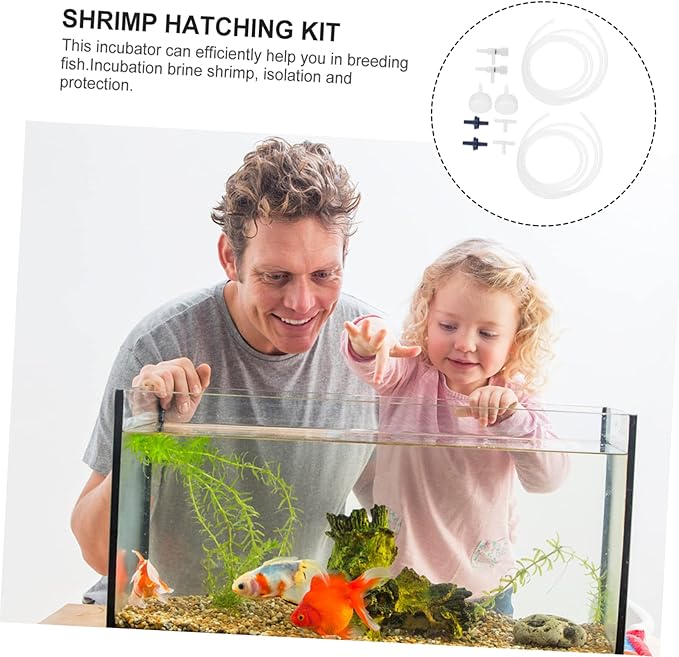 Complete Shrimp Hatchery Set 2 Packages of Soda Bottle DIY Kit Accessories for Brine Shrimp Eggs