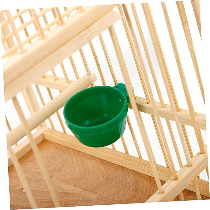 Milisten 1Set Bird Cage for Parakeets Cockatiels Lovebirds Handmade Durable Structure with Spacious Design Bird Home for Comfortable Living and Playing