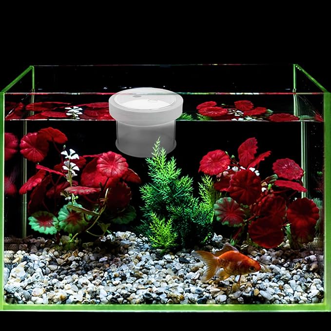Mipcase Floating Aquarium Breeding Box Fish Tank Hatchery Openable Cover Easy Removal and Floating Design for Isolating Small Fish and Eggs