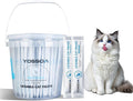 100tubes Cat Treat Snack Wet Lickable Stick Lickable Treats Dogs & Cats Omg3 Squeezable Creamy Purée Cat Snack Chicken Lickables Treat with Multivitamin pet Treats Healthy Grain-Free (100 Tubes)