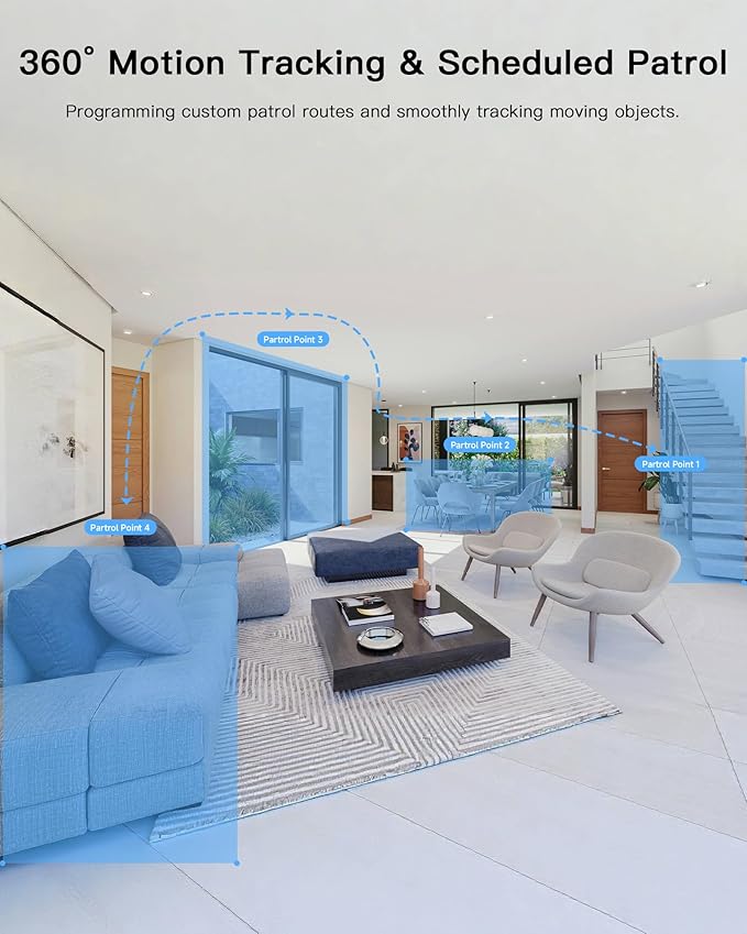 ARENTI 5G Indoor Security Camera 2 Pack, 4MP Pet Camera with Speaker for Dog/Cat, Baby Monitor with Phone App, Dual-Band WiFi, Auto Tracking, Super Night Vision, 64G Local Storaget (P2Q 64G 2PC)