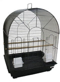 YML 1934 Round Top Small Bird Cage Color: Black