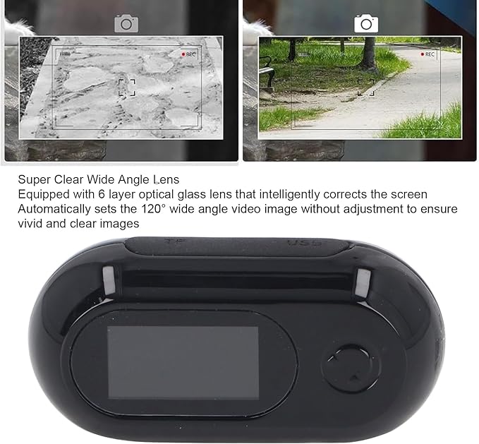Sanpyl Pet Collar Camera, 1080P HD 120 Degree Wide Angle Small Dog Cat Action Camera with Video Records,No Needed, Dogs Indoors/Outdoors - only 0.77 Ounces!