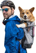 K9 Sport Sack Urban 3 - Medium, Concrete - Ideal for Dogs with 17-19” Back Length - Dual-Use, Backpack-Style Carrier + Everyday Pack