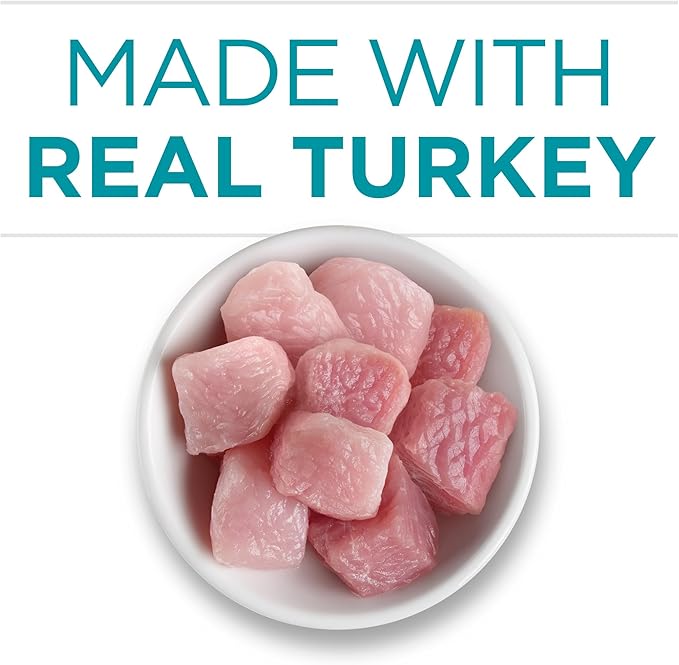 Purina ONE Natural, High Protein Cat Food, Turkey Recipe in Gravy - (Pack of 24) 3 oz. Pull-Top Cans